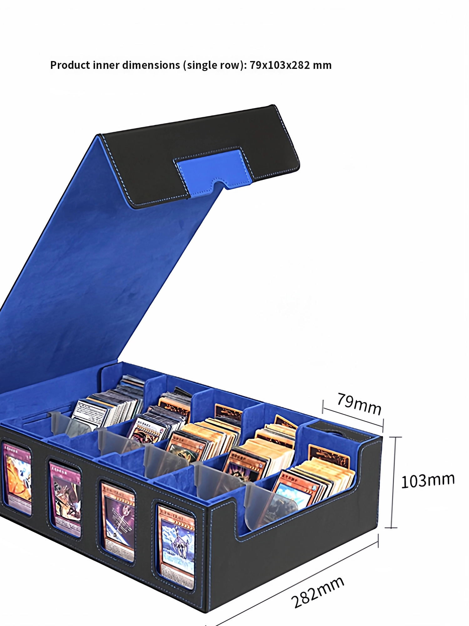 Storage & Organization - 다중 수납공간 PU 가죽 TCG 카드