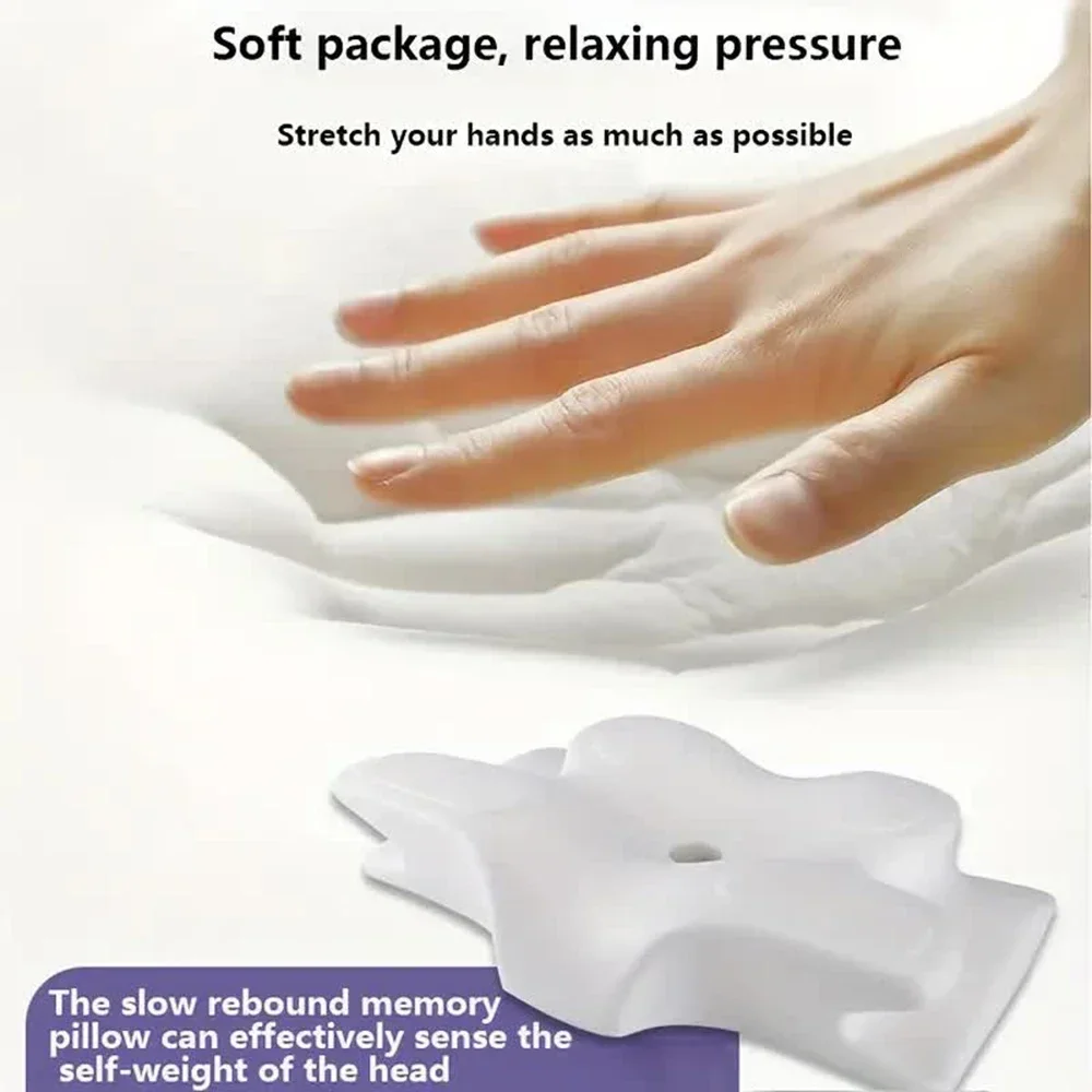 메모리폼 베개, 나비 모양, 편안한 사용감, 척추 지지 - Memory Foam Orthopedic Pillow Neck Pain 리뷰 및 가격