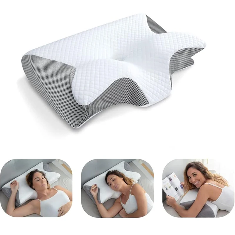정형외과용 컨투어 목베개 메모리폼 2 in 1 인체공학 - Anti Snore Contour Pillow 리뷰 및 가격