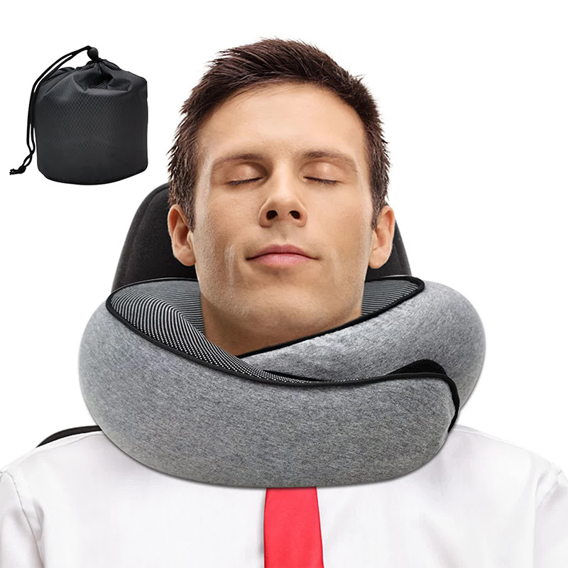 여행용 목베개 메모리폼 U자형 베개 달팽이 모양 여행용 - Anti Snore Contour Pillow 리뷰 및 가격