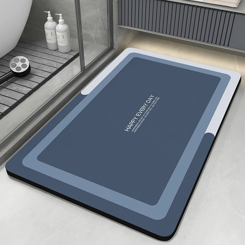 규조토 욕실 매트, 흡수성 미끄럼 방지 바닥 매트, 발 - Quick Dry Diatomite Bath Mat 리뷰 및 가격
