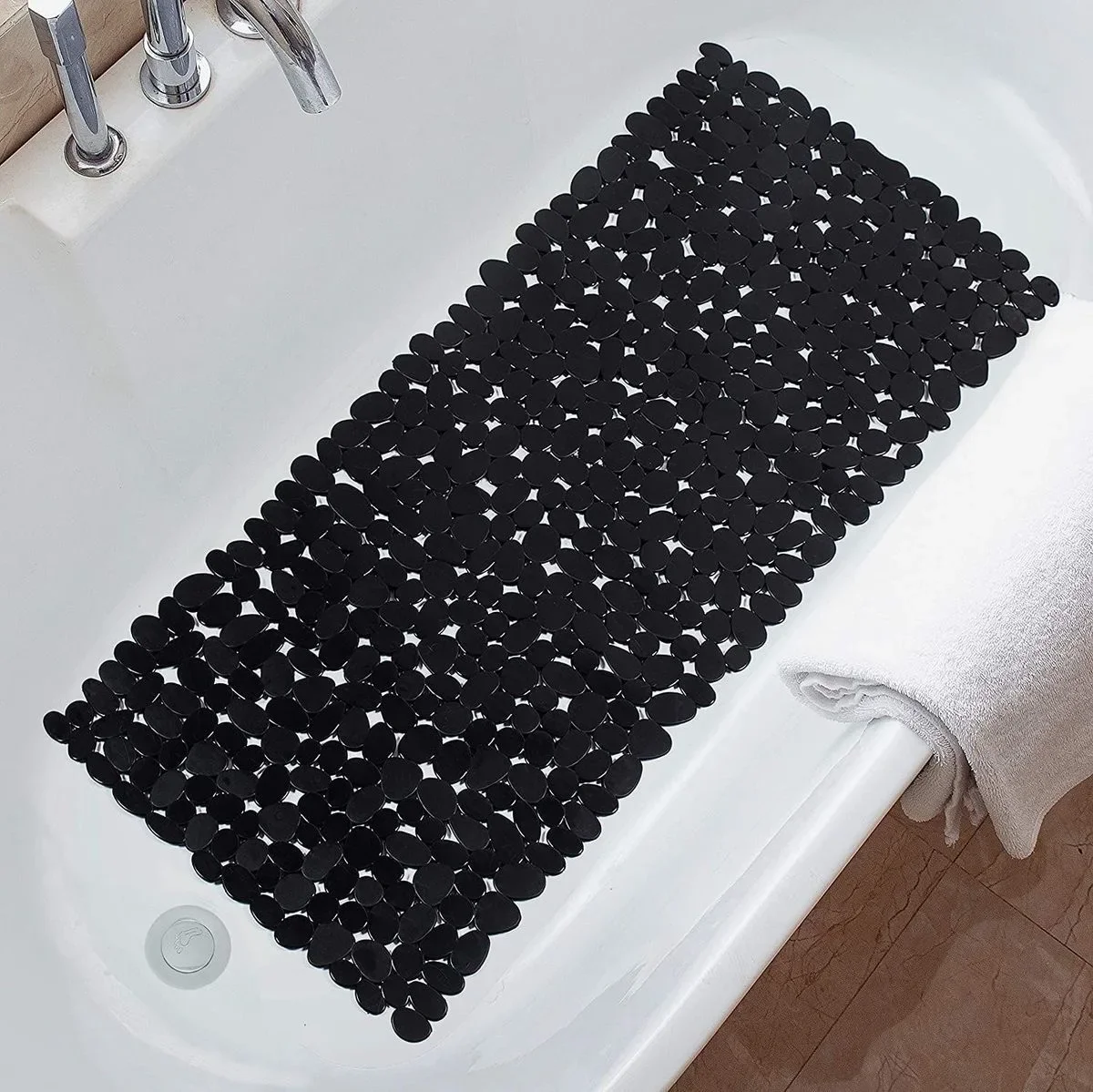 미끄럼 방지 조약돌 샤워 매트, 40x100cm, 빠른 - Quick Dry Diatomite Bath Mat 리뷰 및 가격